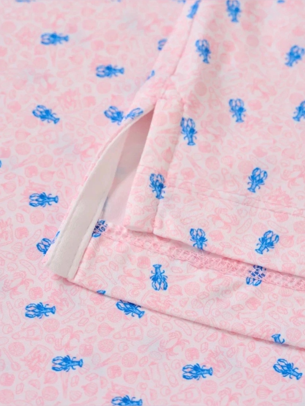 johnnie-O Featherweight Performance Polo Low Country Mens Size Large Pink NWT - Picture 6 of 10